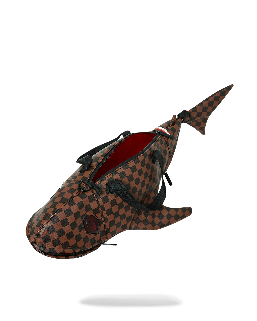 Sharks in Paris Clear for Takeoff Shark Medium Duffle - Image 14