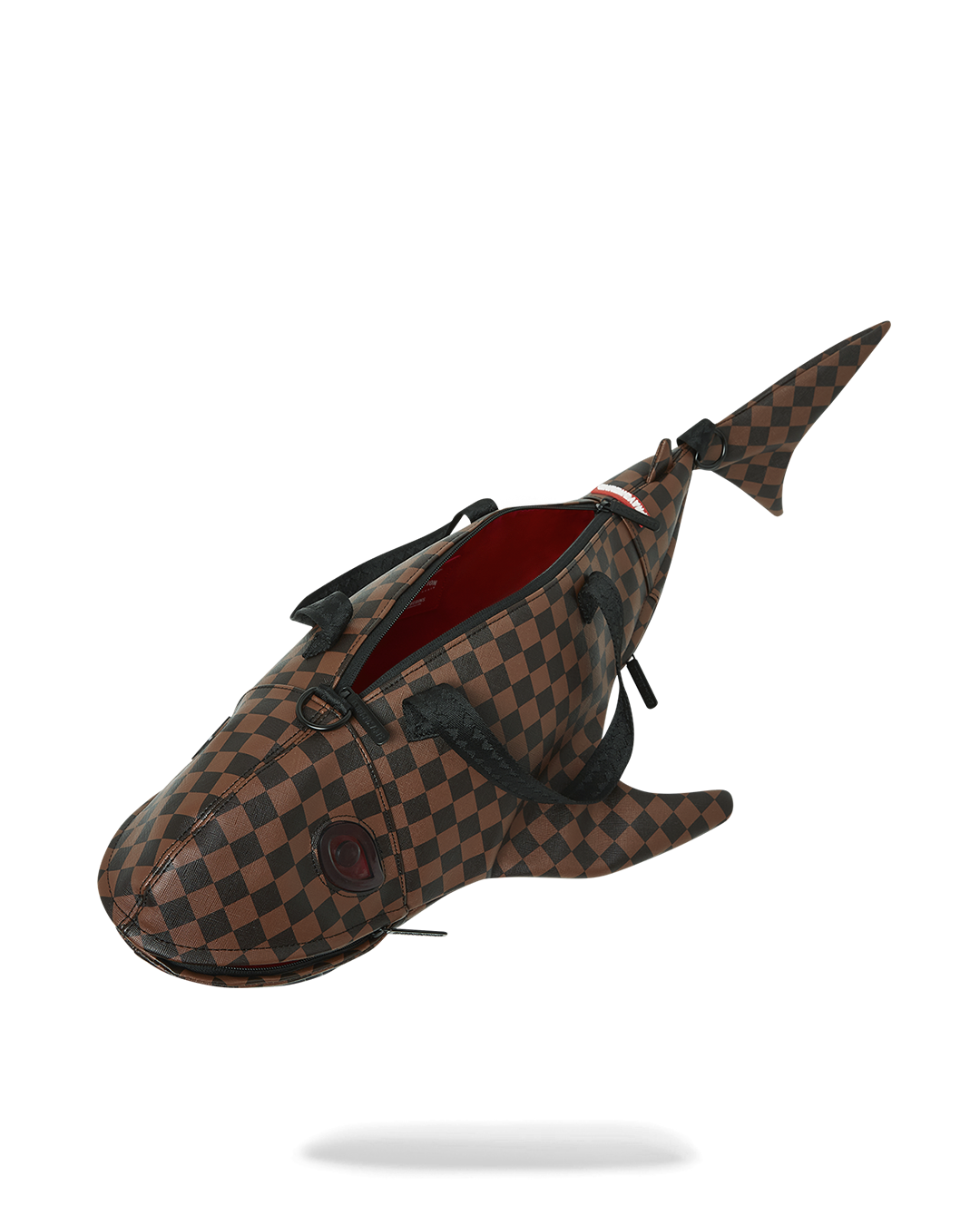 Sharks in Paris Clear for Takeoff Shark Medium Duffle - Image 14