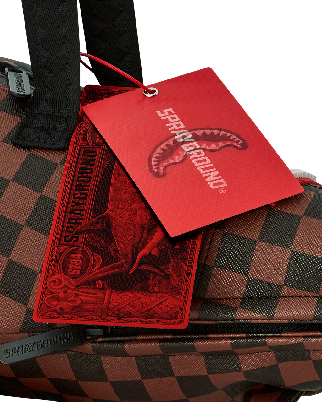 Sharks in Paris Clear for Takeoff Shark Medium Duffle - Image 15