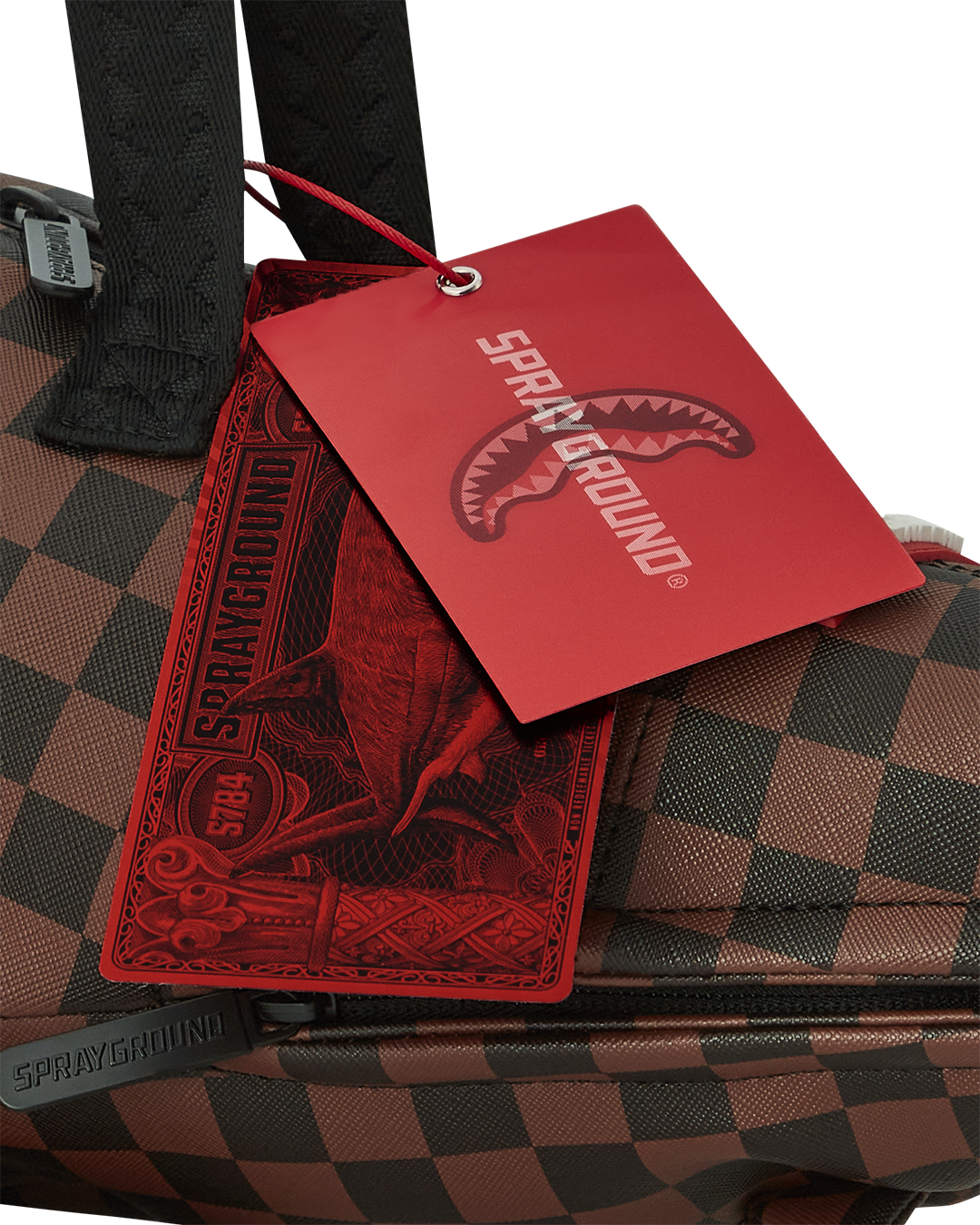 Sharks in Paris Clear for Takeoff Shark Medium Duffle - Image 15