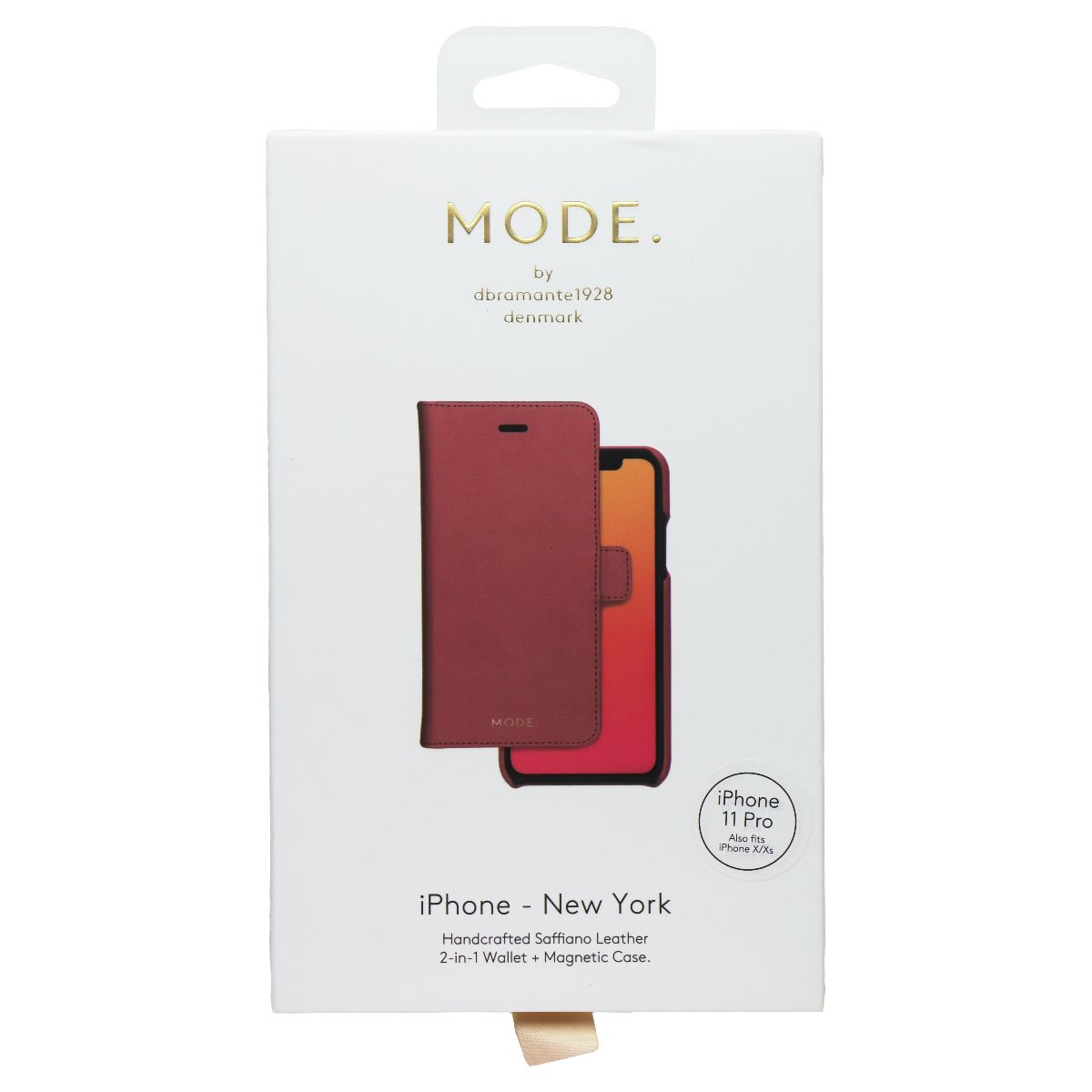 Mode. Folio Wallet w/  Case for Apple iPhone 11 Pro/X/XS - Rusty Rose - New