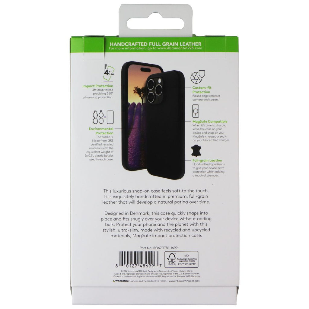 Dbramante1928 Roskilde Case for MagSafe for Apple iPhone 16 Pro Max - Black - New - Image 2