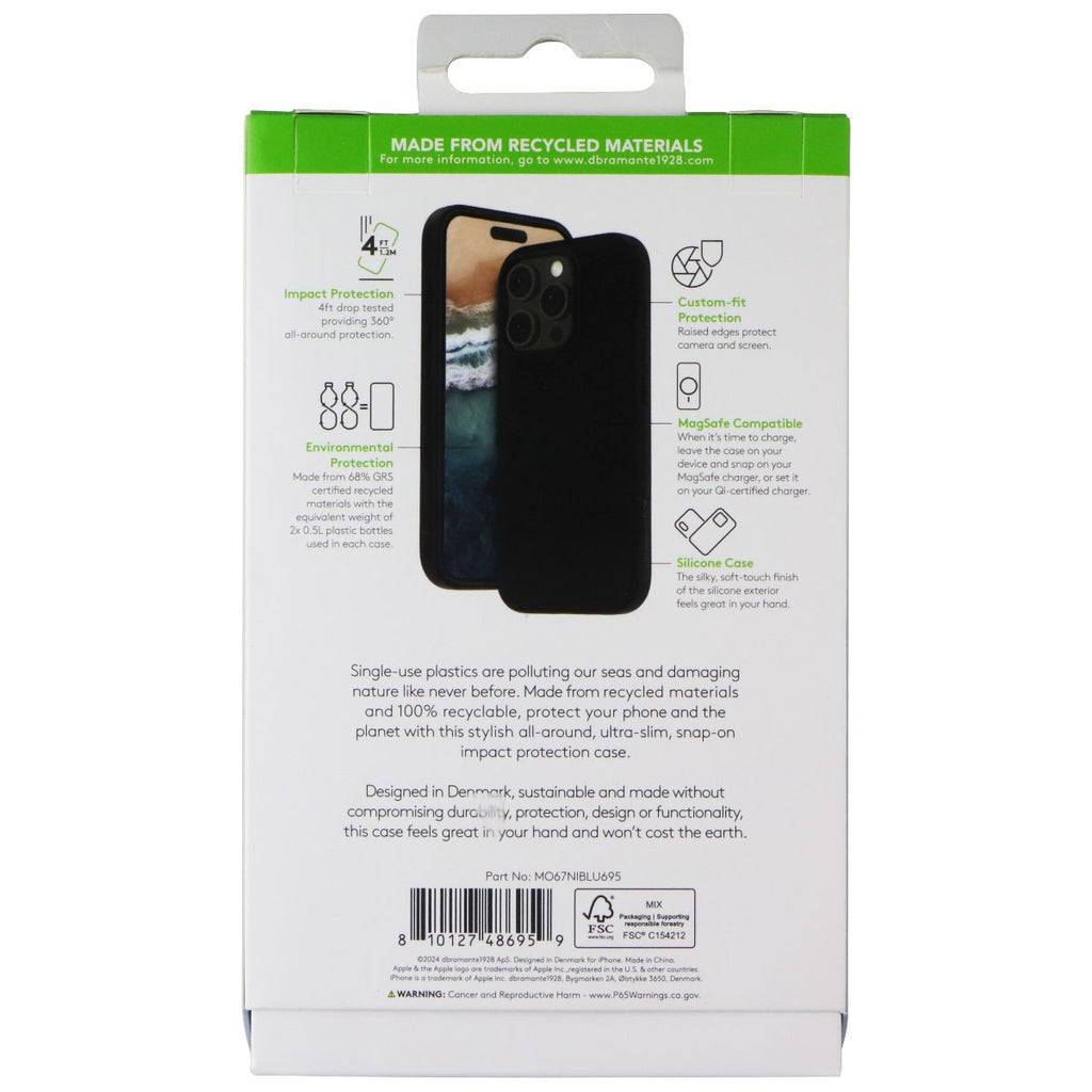 Dbramante1928 Monaco Case for MagSafe for Apple iPhone 16 Pro Max - Night Black - New - Image 5