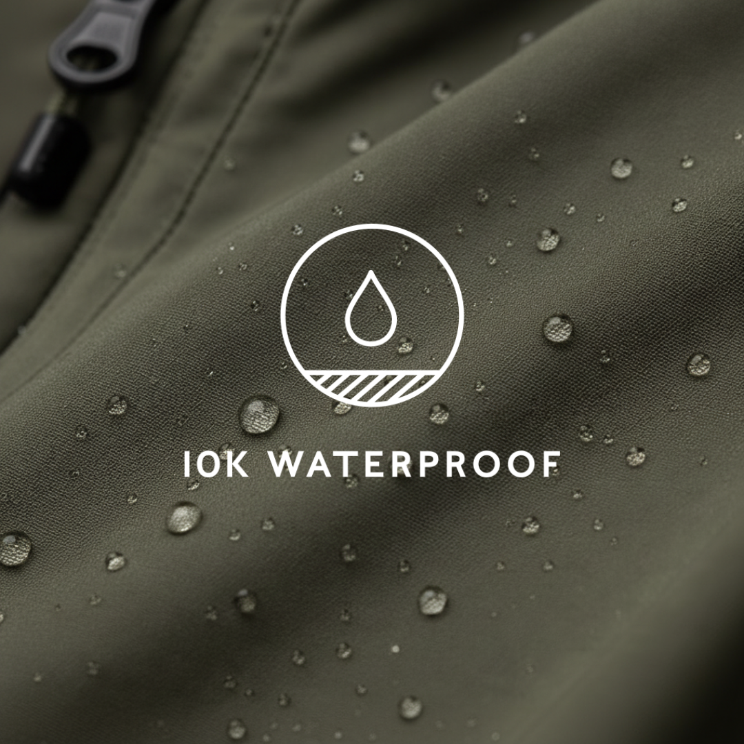 Dalton Womens Longline Waterproof Insulated Coat - Khaki - Image 9
