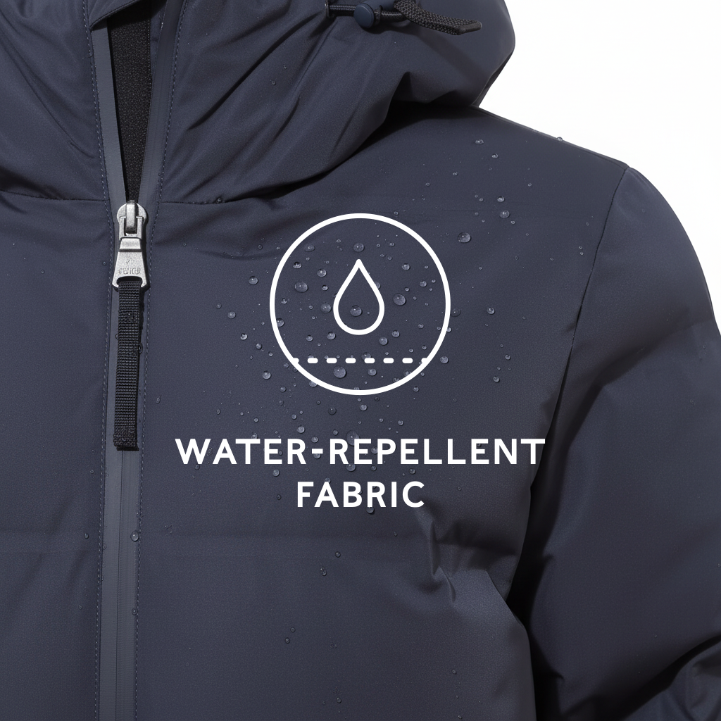 Dina Womens Shower Resistant Insulated Jacket - Dark Indigo - Image 7