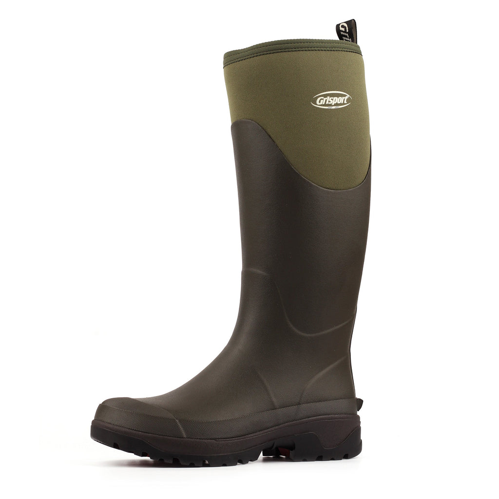 Grisport Mudmaster Premium Unisex Neoprene Wellington - Green - Image 6