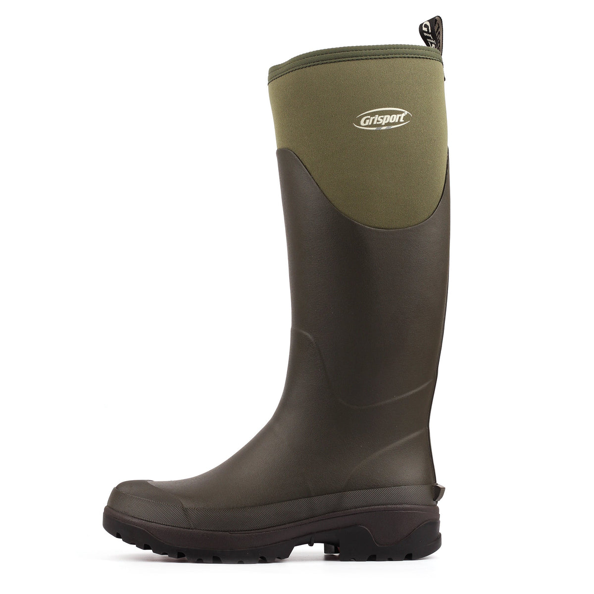 Grisport Mudmaster Premium Unisex Neoprene Wellington - Green - Image 5