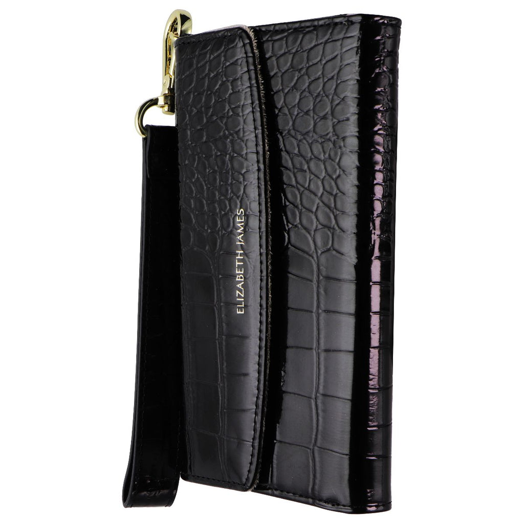 Elizabeth James Wristlet Folio for MagSafe for Apple iPhone 15 Pro - Black Croc - New - Image 2
