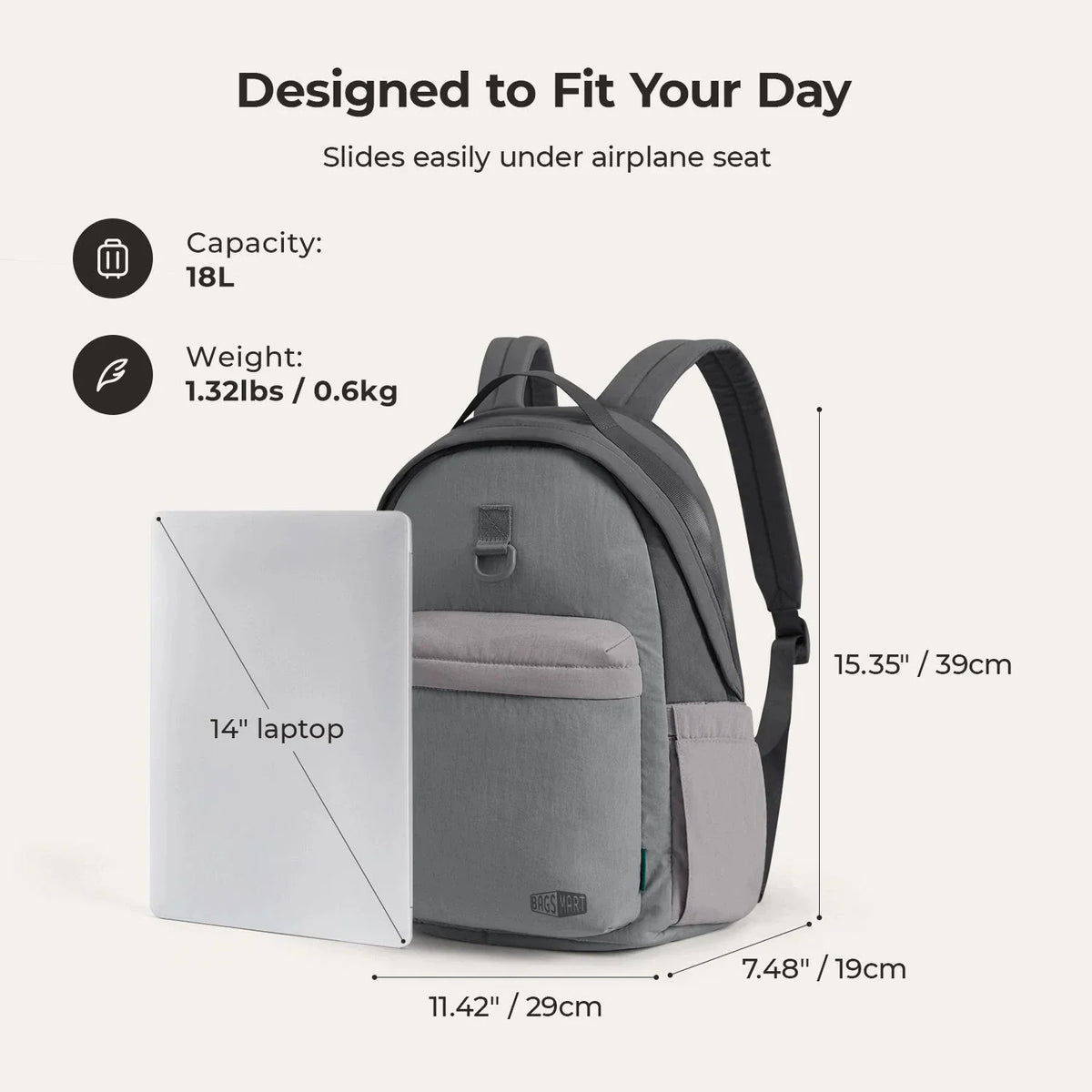 (Free Gift)crush 18L Backpack - Image 34