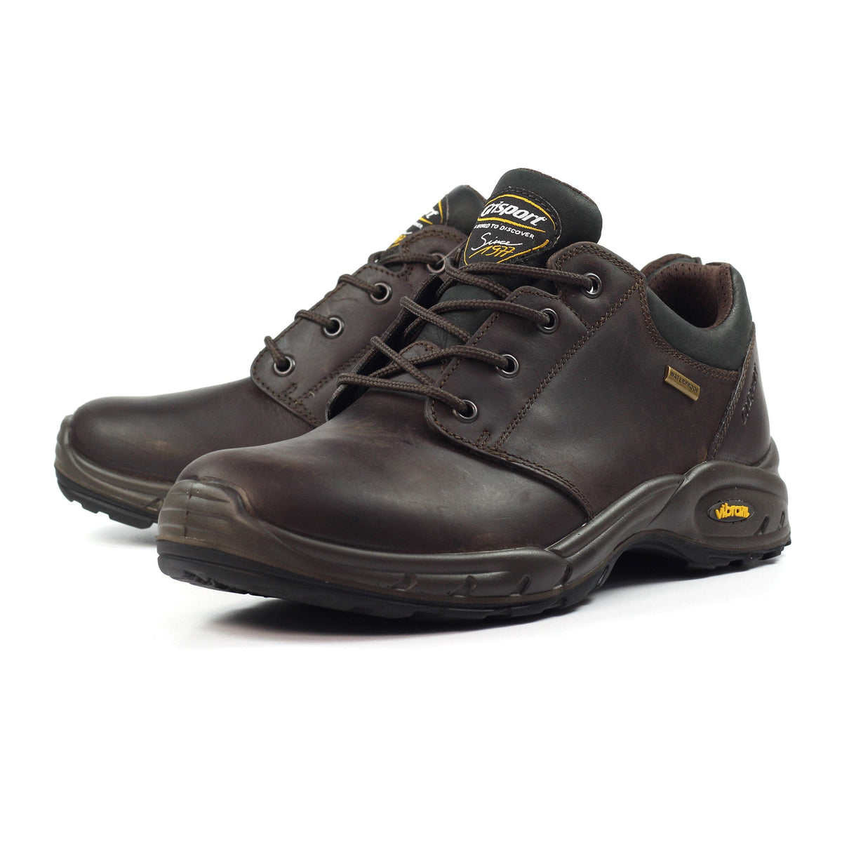 Grisport Exmoor II Unisex Leather Walking Shoe - Brown - Image 4
