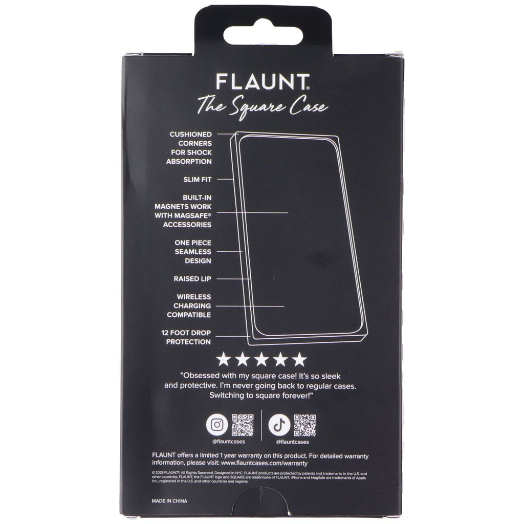 Flaunt Square Case for MagSafe for Apple iPhone 17 Pro - Pink Mother of Pearl - New - Image 5