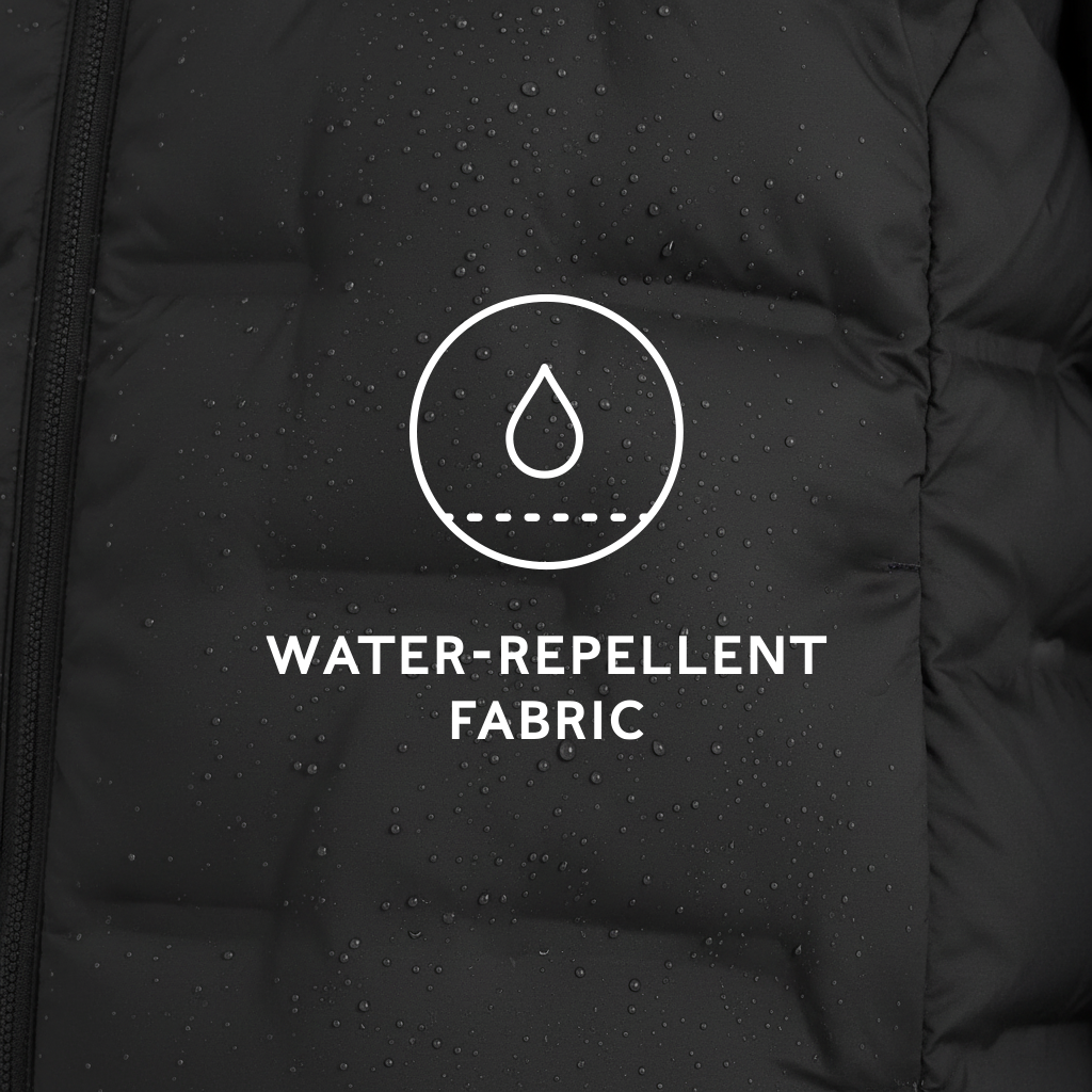 Fender Mens Shower Resistant Insulated Jacket - Black - Image 10