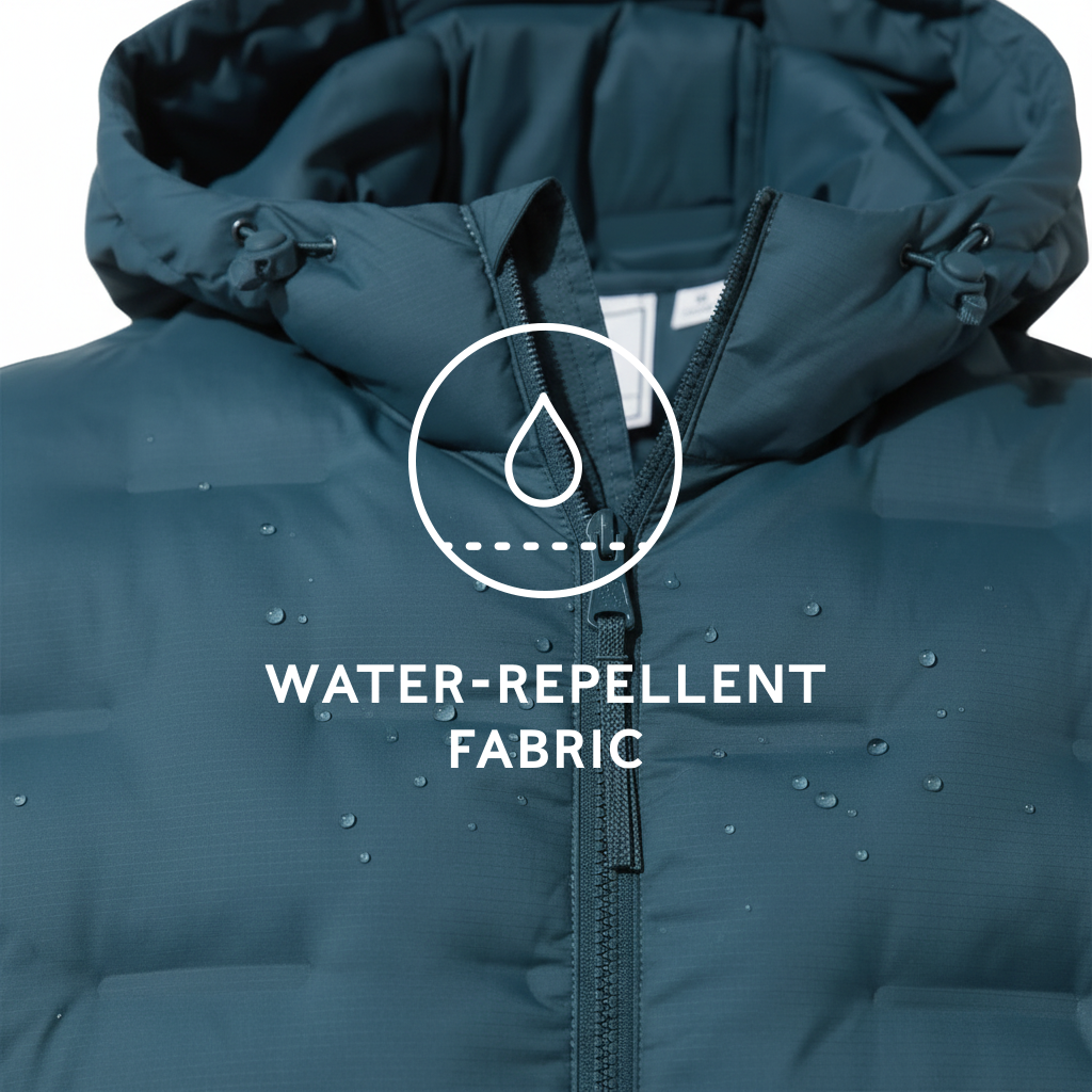Fender Mens Shower Resistant Insulated Jacket - Petrol Green - Image 9