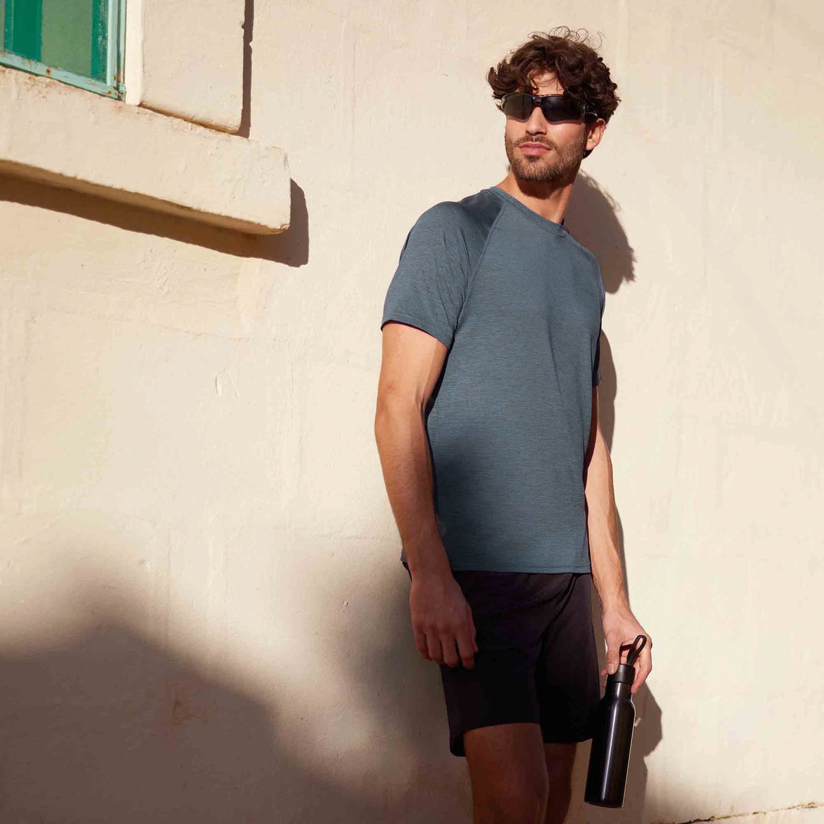 Fraser Mens Performance T-Shirt - Summer Sky - Image 2