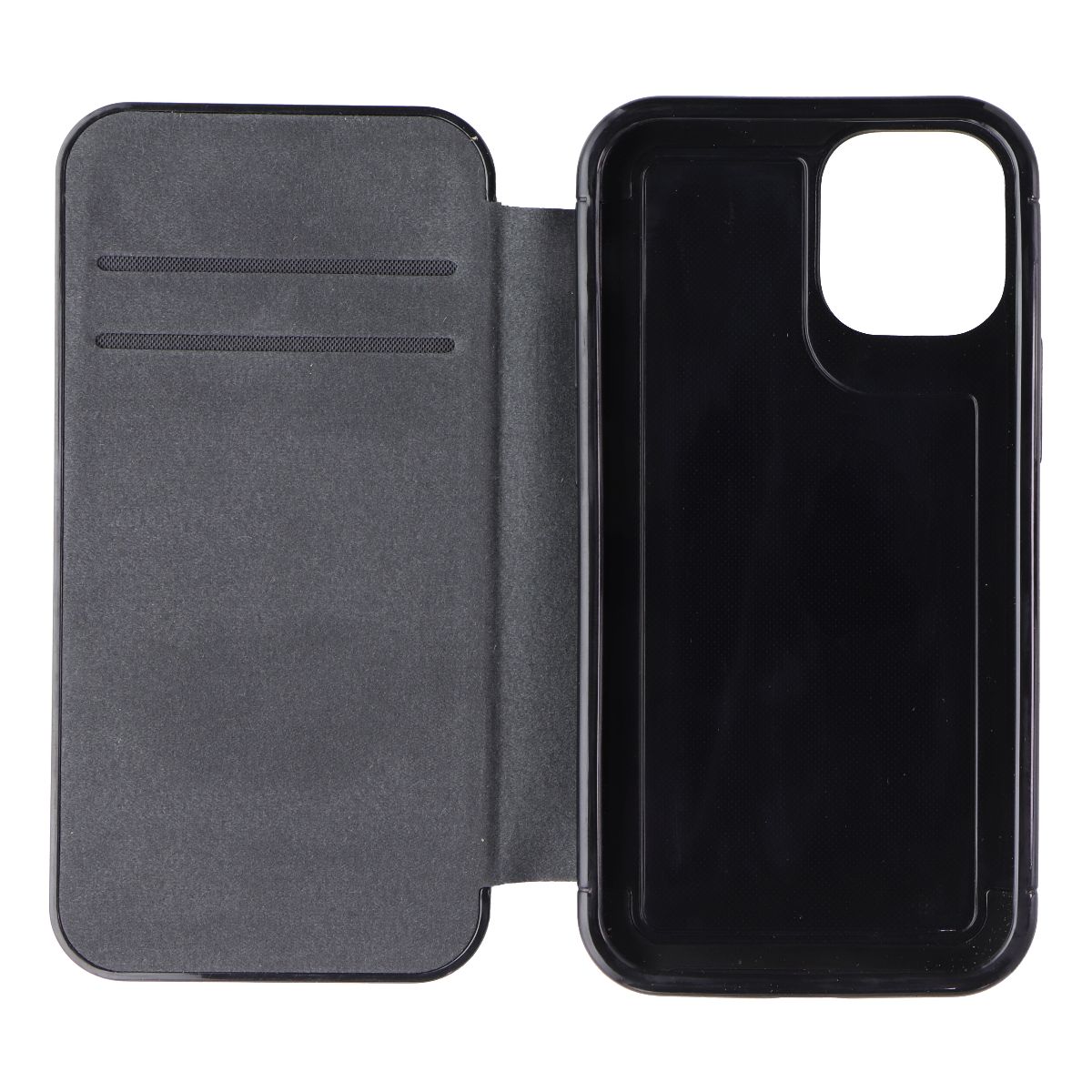 Gear4 Wembley Flip Folio Case for Apple iPhone 12 mini - Black - New - Image 3