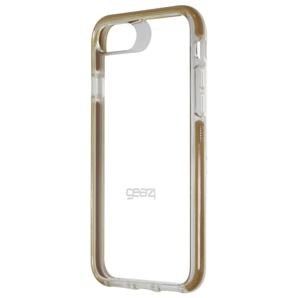 ZAGG Piccadilly Series Hybrid Case for Apple iPhone 8 and 7 - Clear/Gold border - New