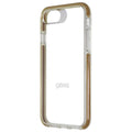 ZAGG Piccadilly Series Hybrid Case for Apple iPhone 8 and 7 - Clear/Gold border - New
