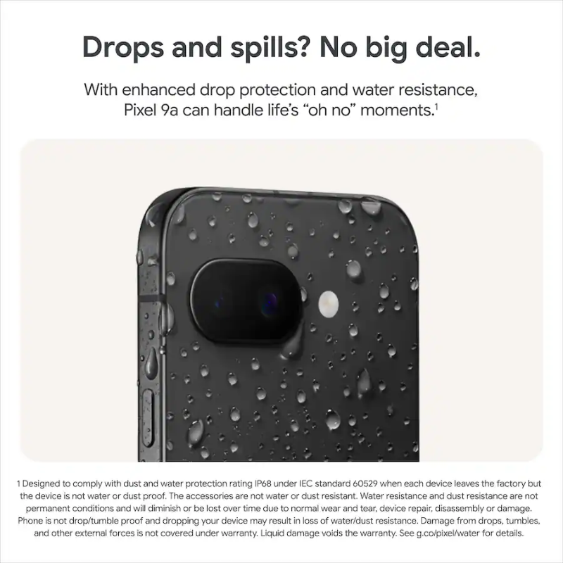 Google Pixel 9a Obsidian 128GB (Unlocked) - Image 3