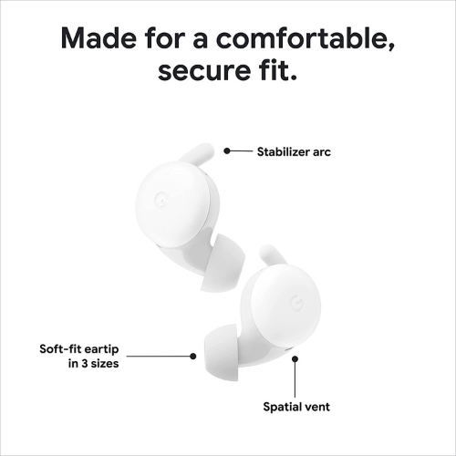 Google Pixel Buds A-Series Wireless Earbuds - White - Image 3