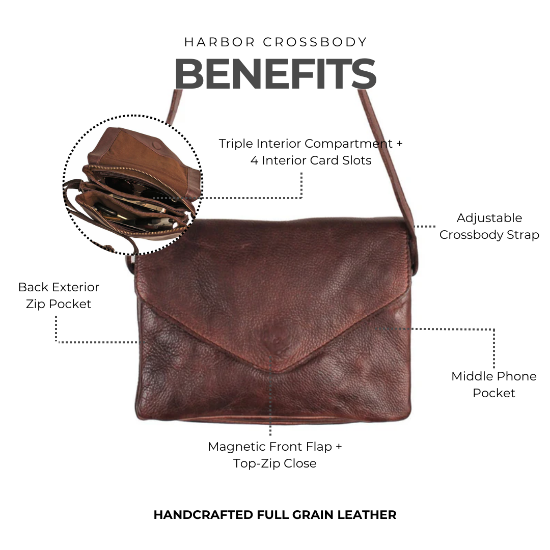 Harbor Leather Crossbody Bag - Image 49