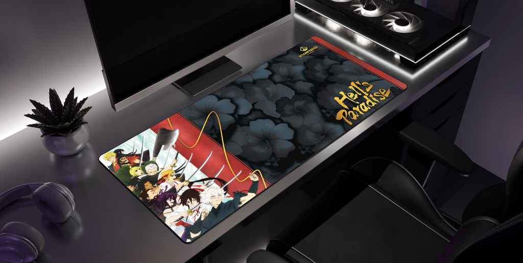 Attack - Hell's Paradise Desk Mat