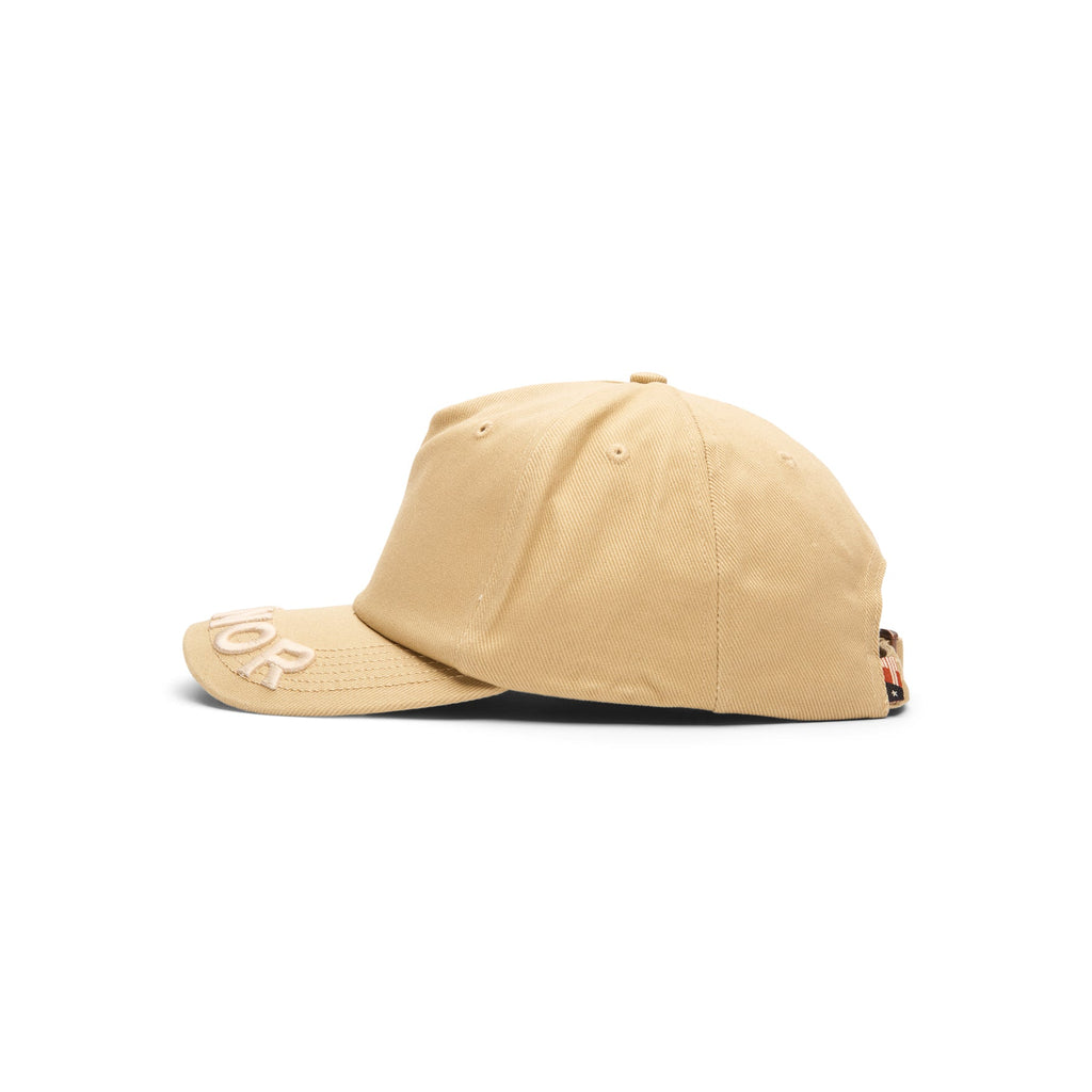 Honor The Gift Logo Cap B-Summer Trucker Cap (Tan) - Image 4