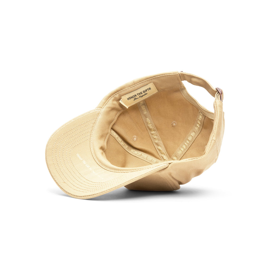 Honor The Gift Logo Cap B-Summer Trucker Cap (Tan) - Image 5