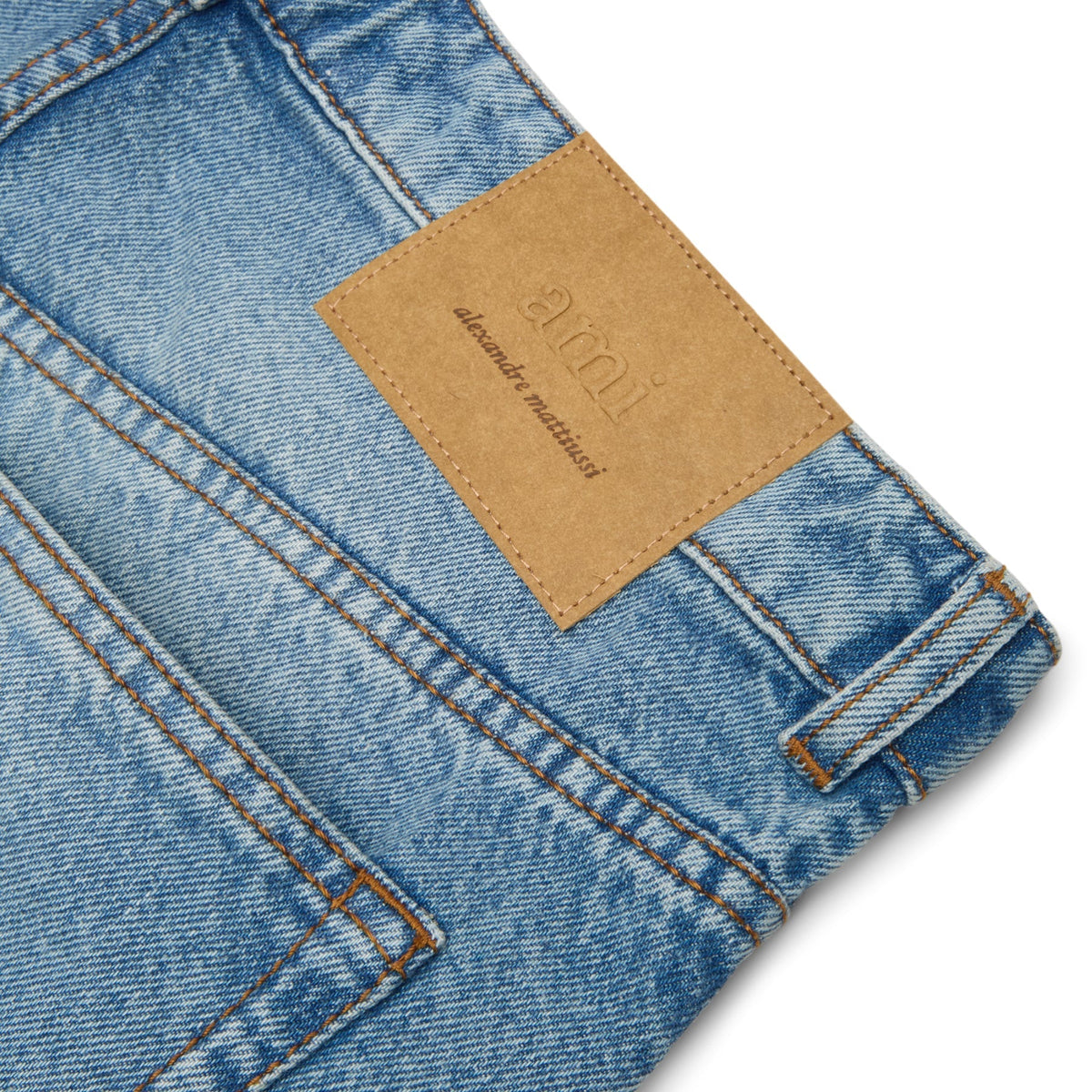 AMI Paris Large Fit Jeans (Bleu used) - Image 4