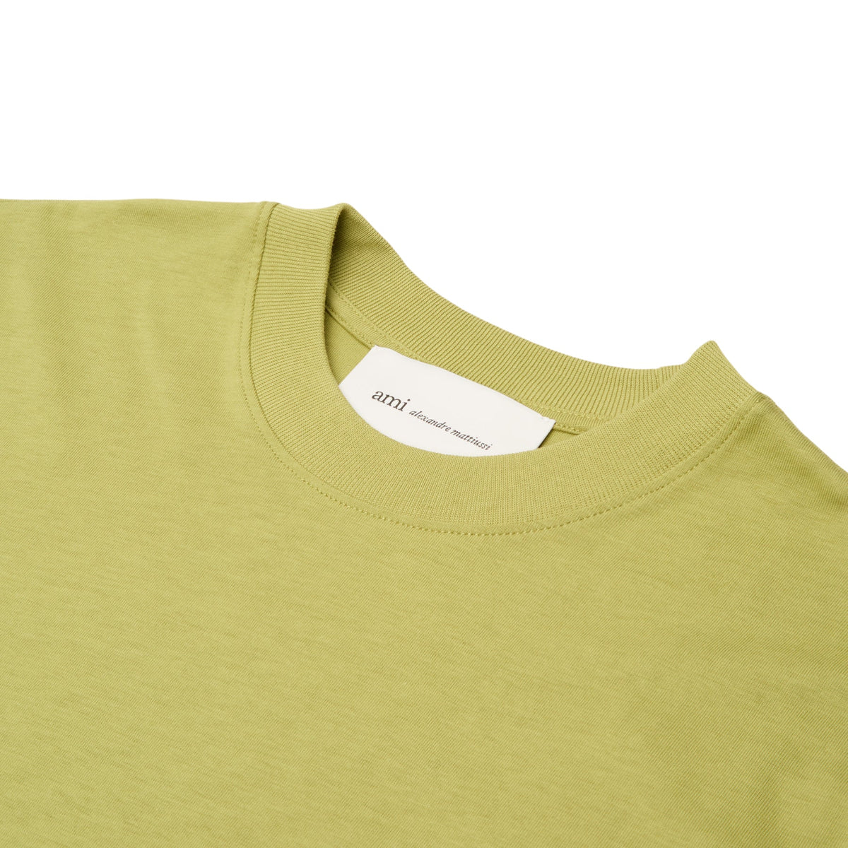 AMI Paris Contrasted ADC Shirt (Matcha) - Image 3