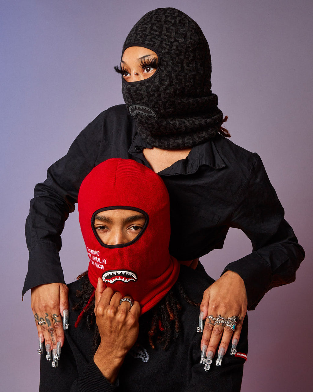Shark Central Ski Mask (Red) - Image 6