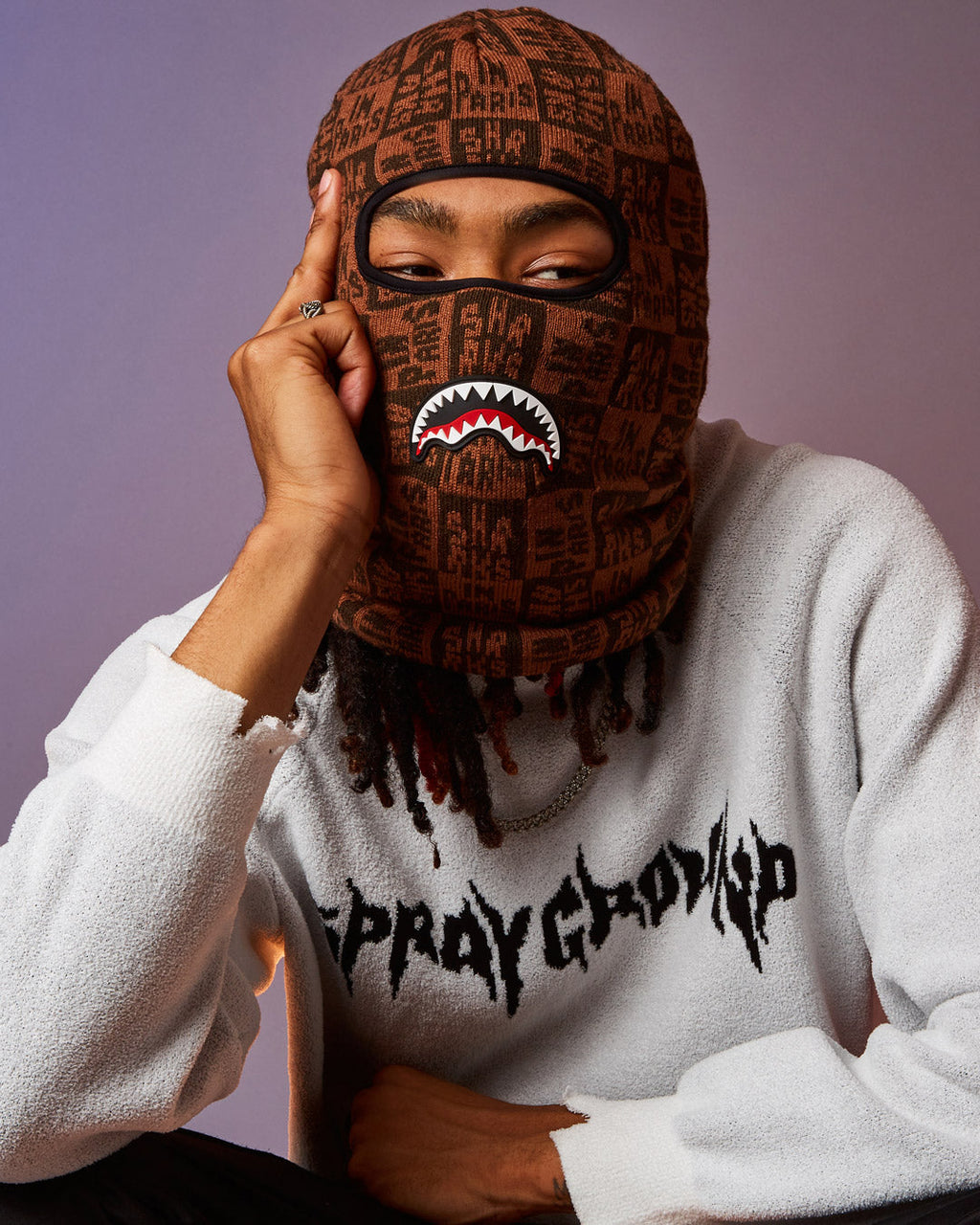 Frenzy Shark Ski Mask - Image 2