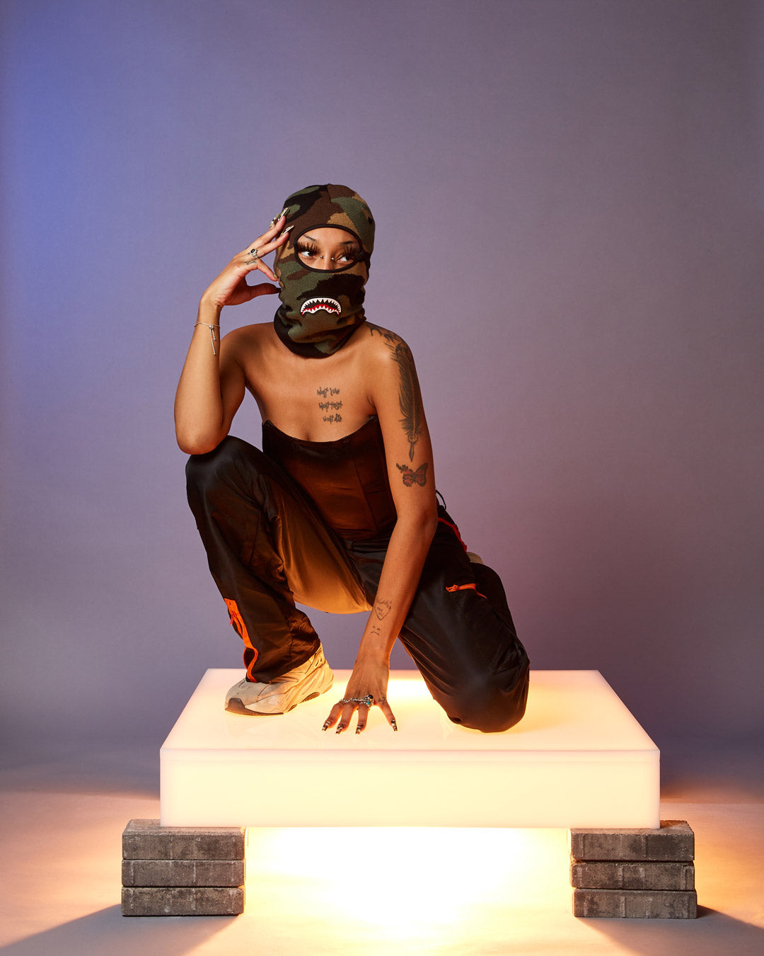 Camo Shark Ski Mask - Image 5