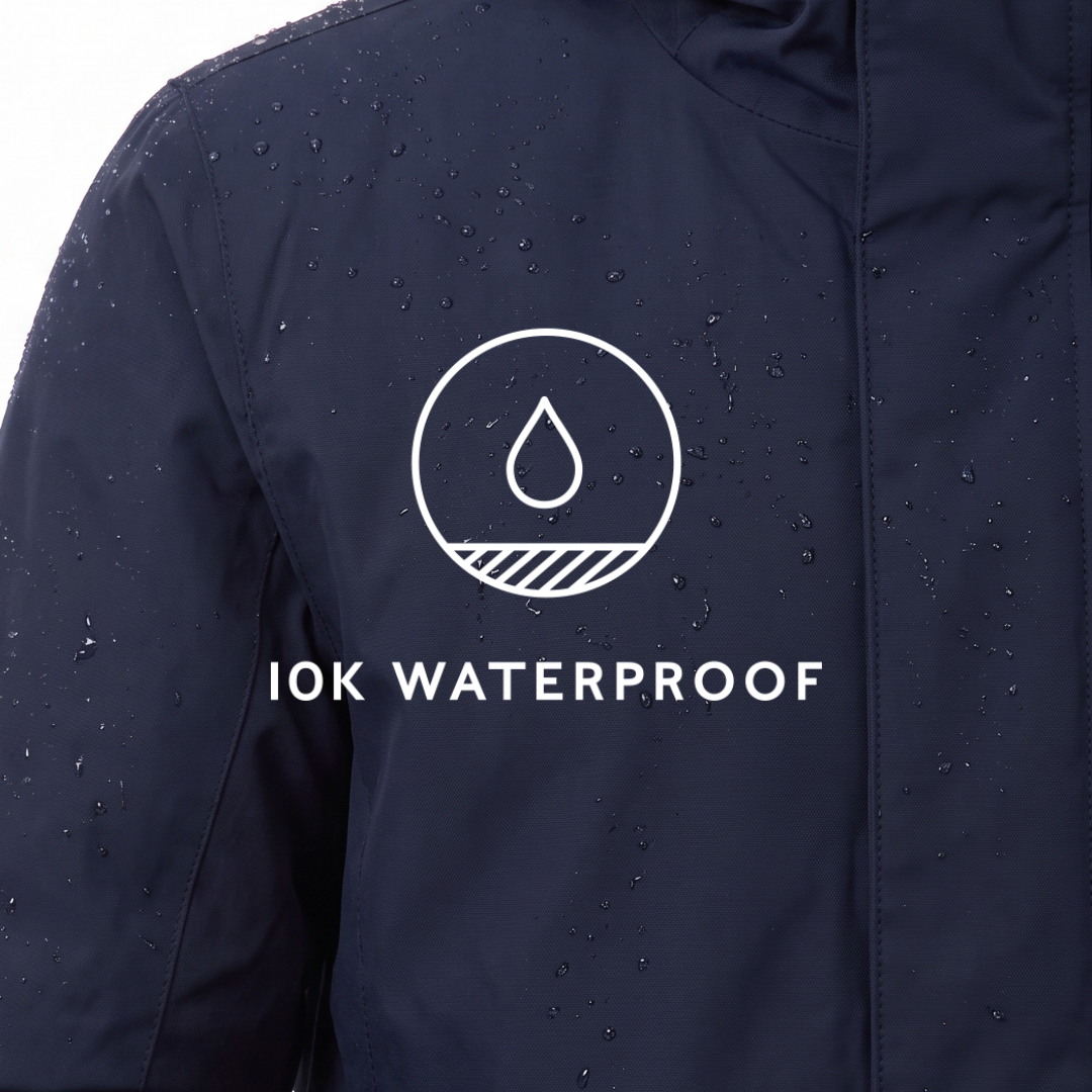 Harris Mens Waterproof Insulated Parka - Dark Marine - Image 8