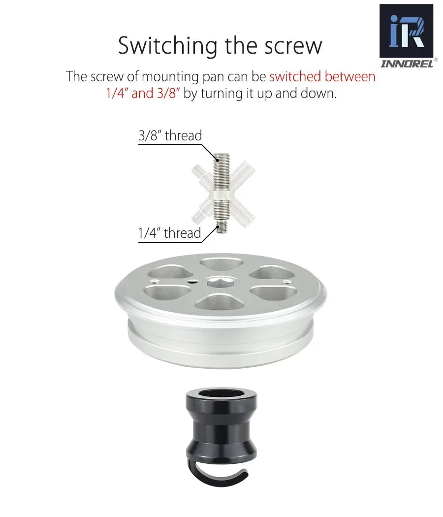 Innorel RT90C (LT404C) Heavy Duty Tripod - Image 15