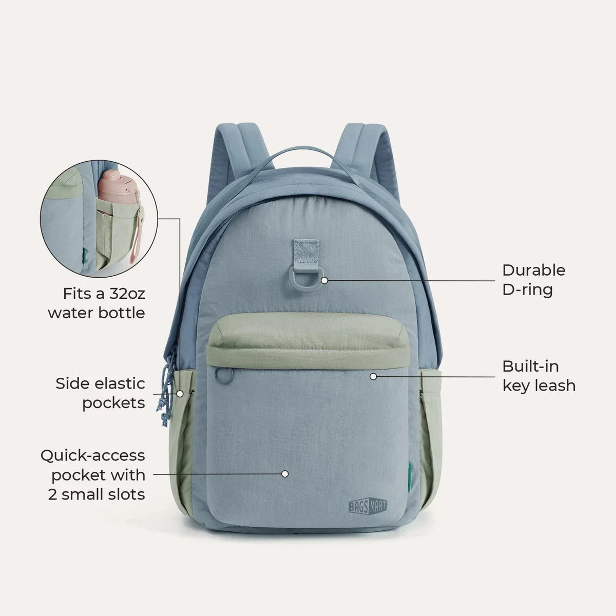 (Free Gift)crush 18L Backpack - Image 19