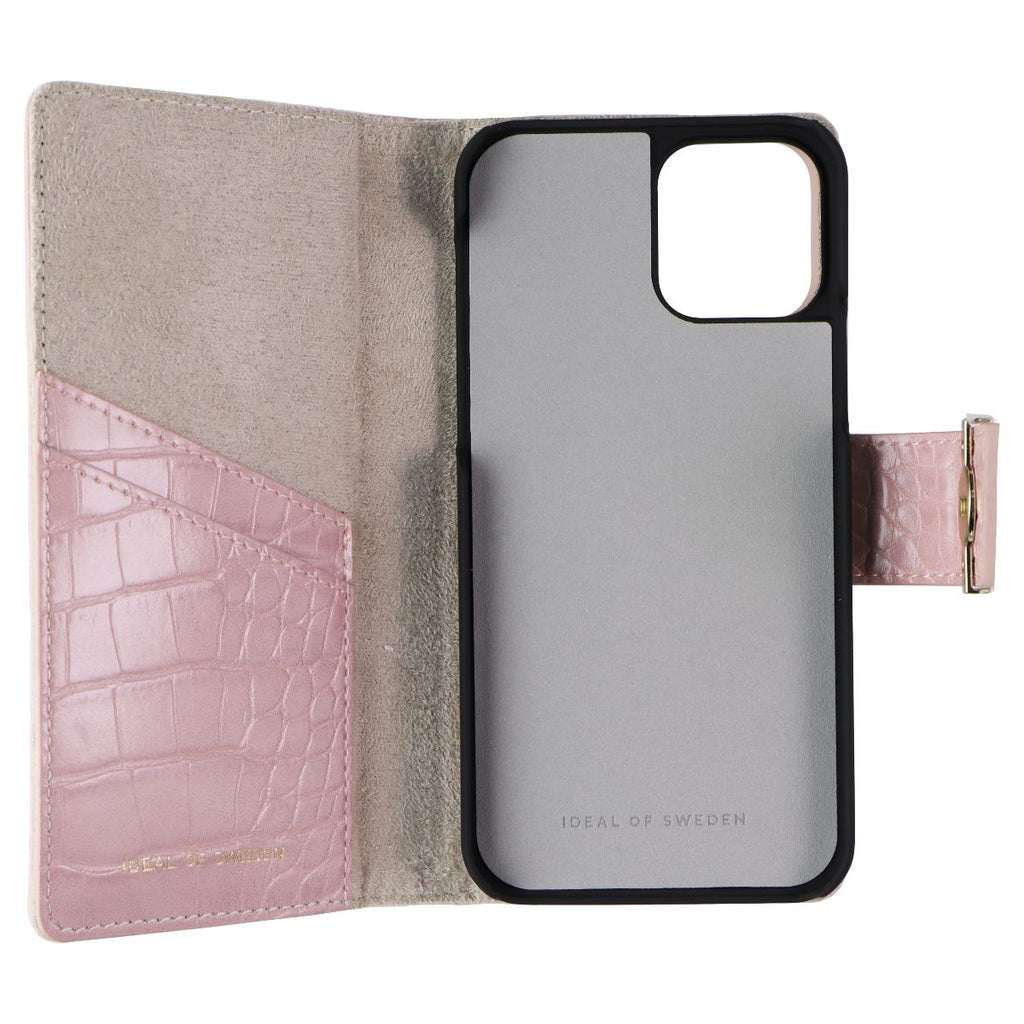 iDeal of Sweden Phone Wallet Case for Apple iPhone 12 and 12 Pro - Rose Croco - New - Image 3