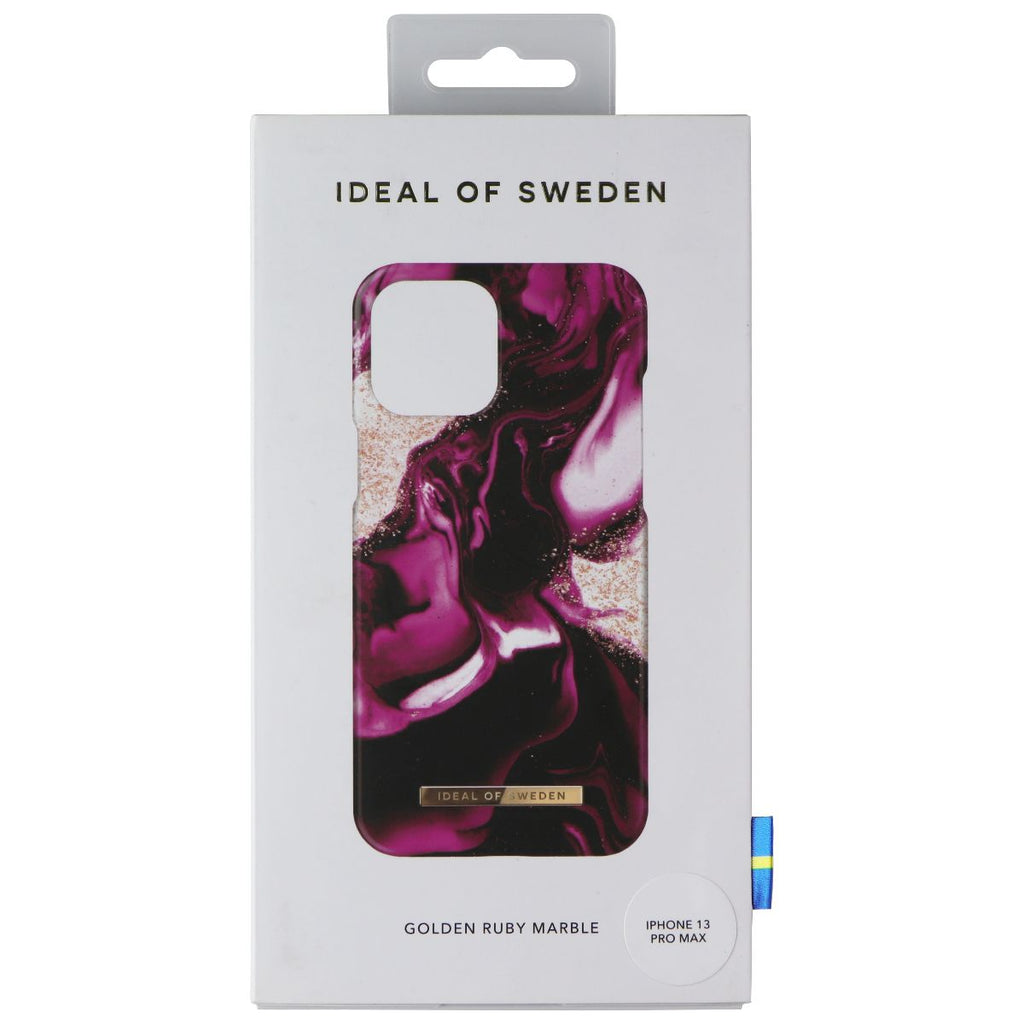 iDeal of Sweden Printed Case for iPhone 13 Pro Max - Golden Ruby Marble - New