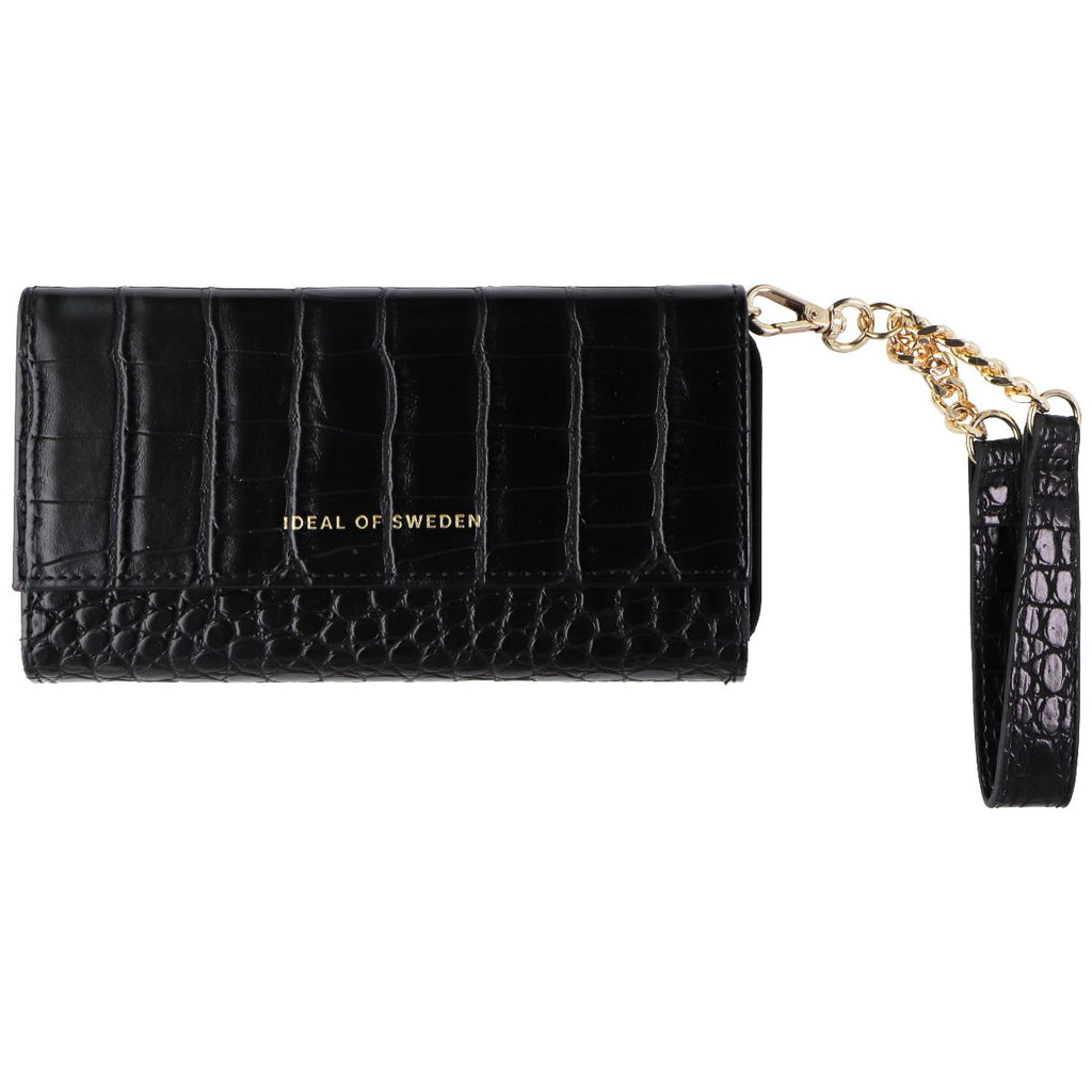 iDeal of Sweden Signature Clutch Case for iPhone 12 and 12 Pro - Jet Black Croco - New - Image 3