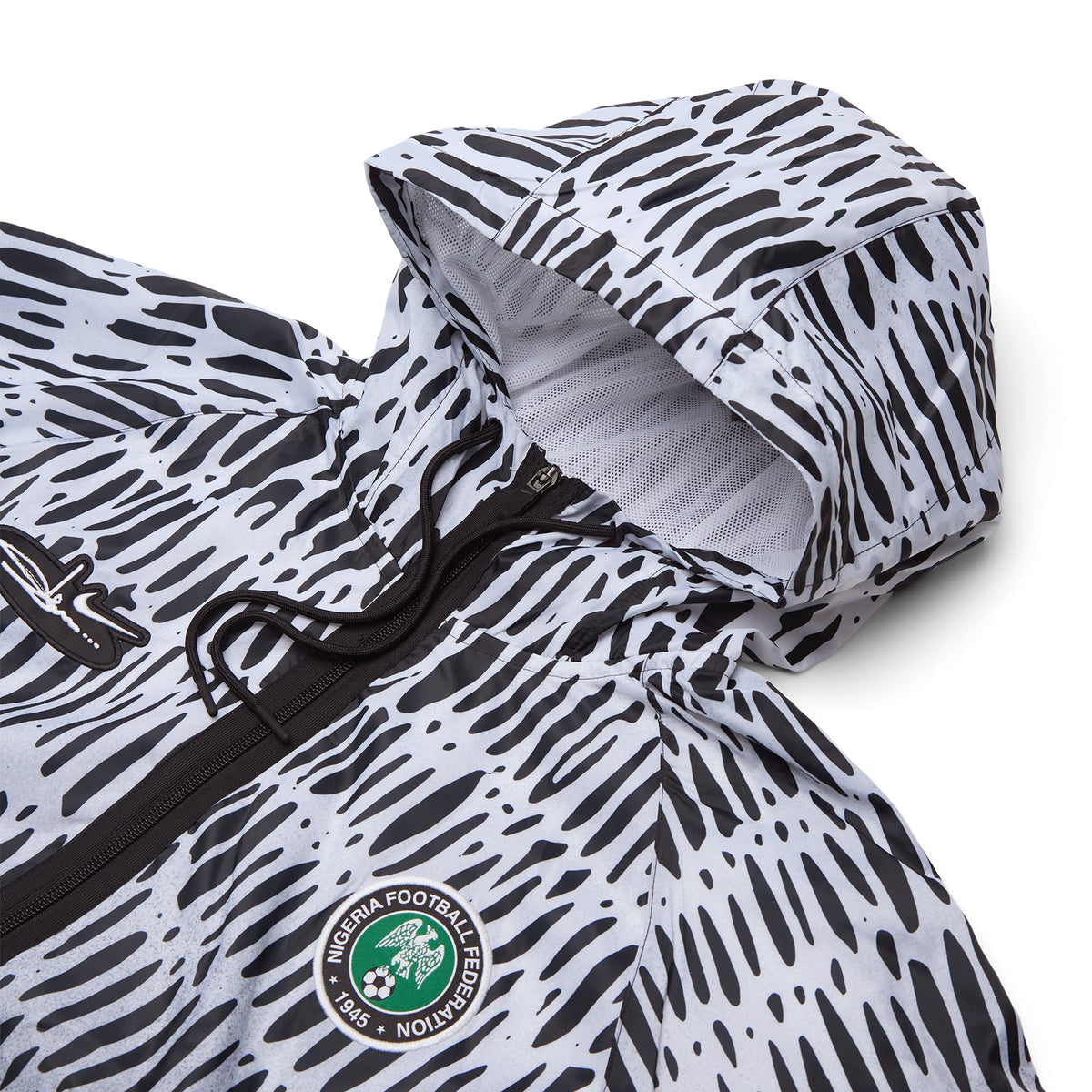 Nike x Nigeria x Slawn Anthem Jacket (Black/White) - Image 3