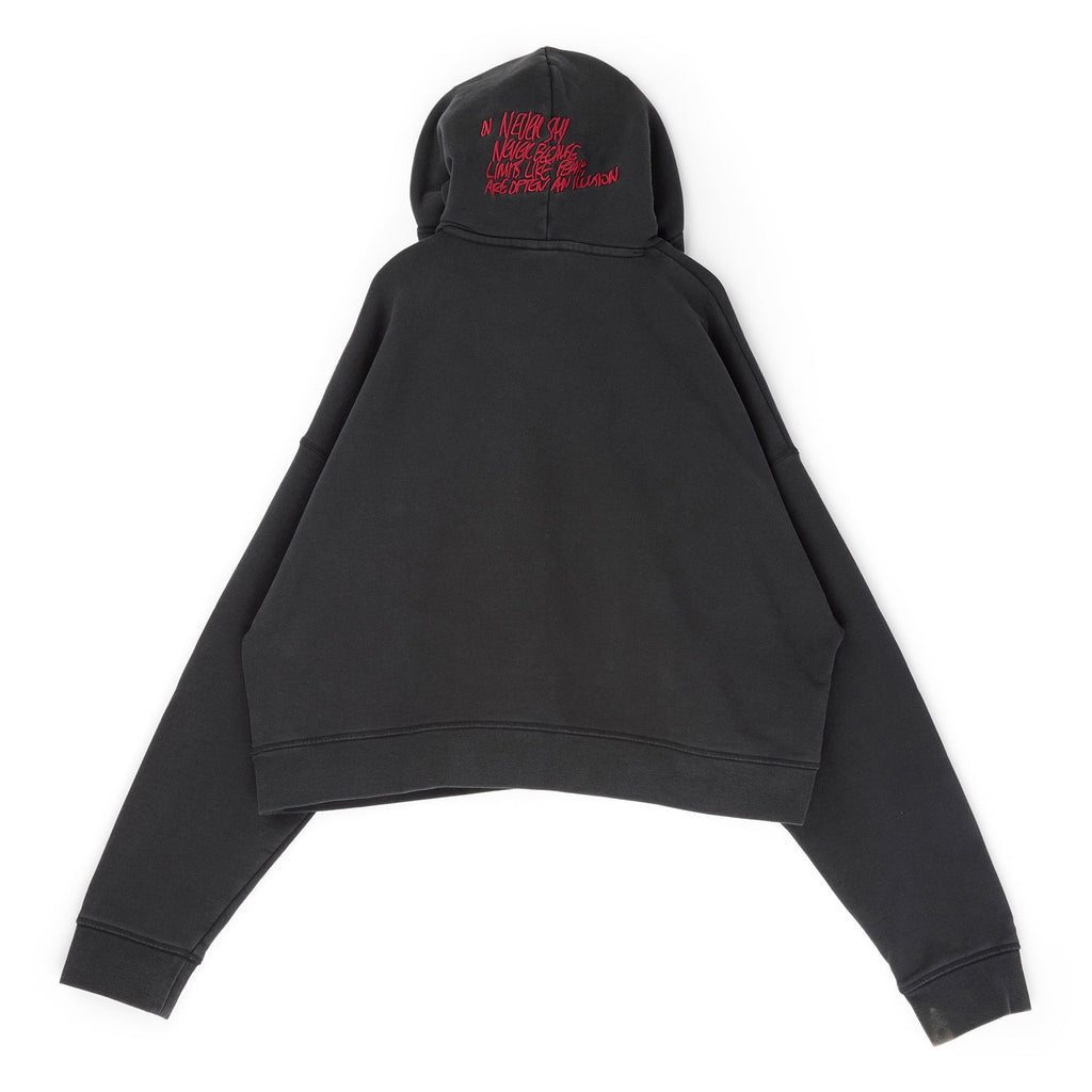 Air Jordan M J IH Crop Hoodie (Black/Ivory) - Image 2