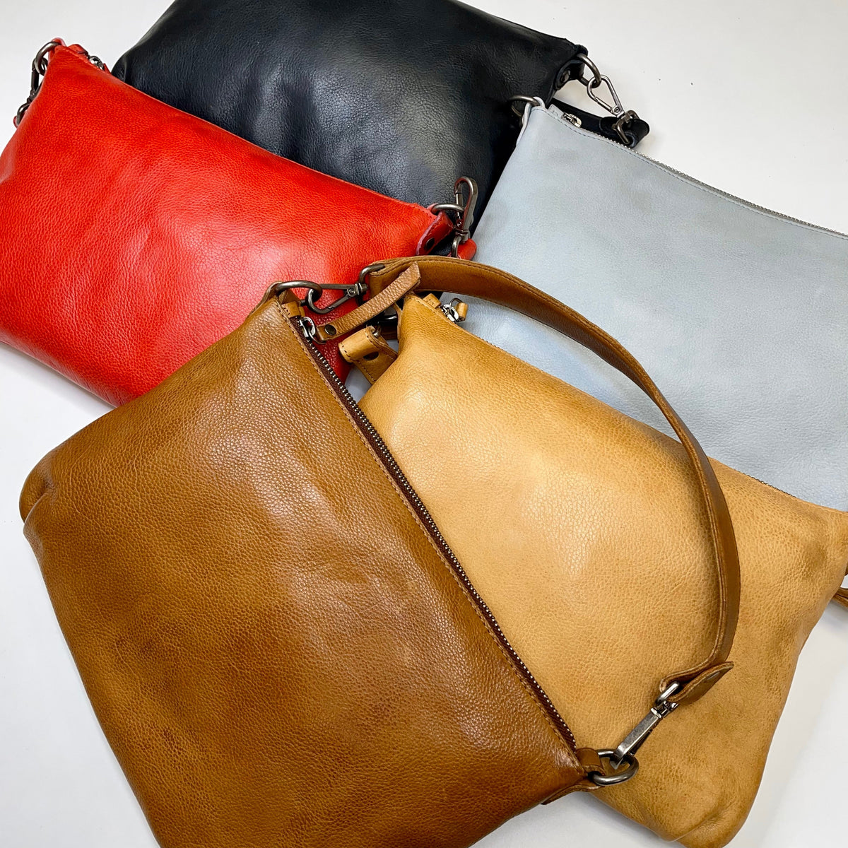 Stevie Leather Crossbody Bag - Image 21