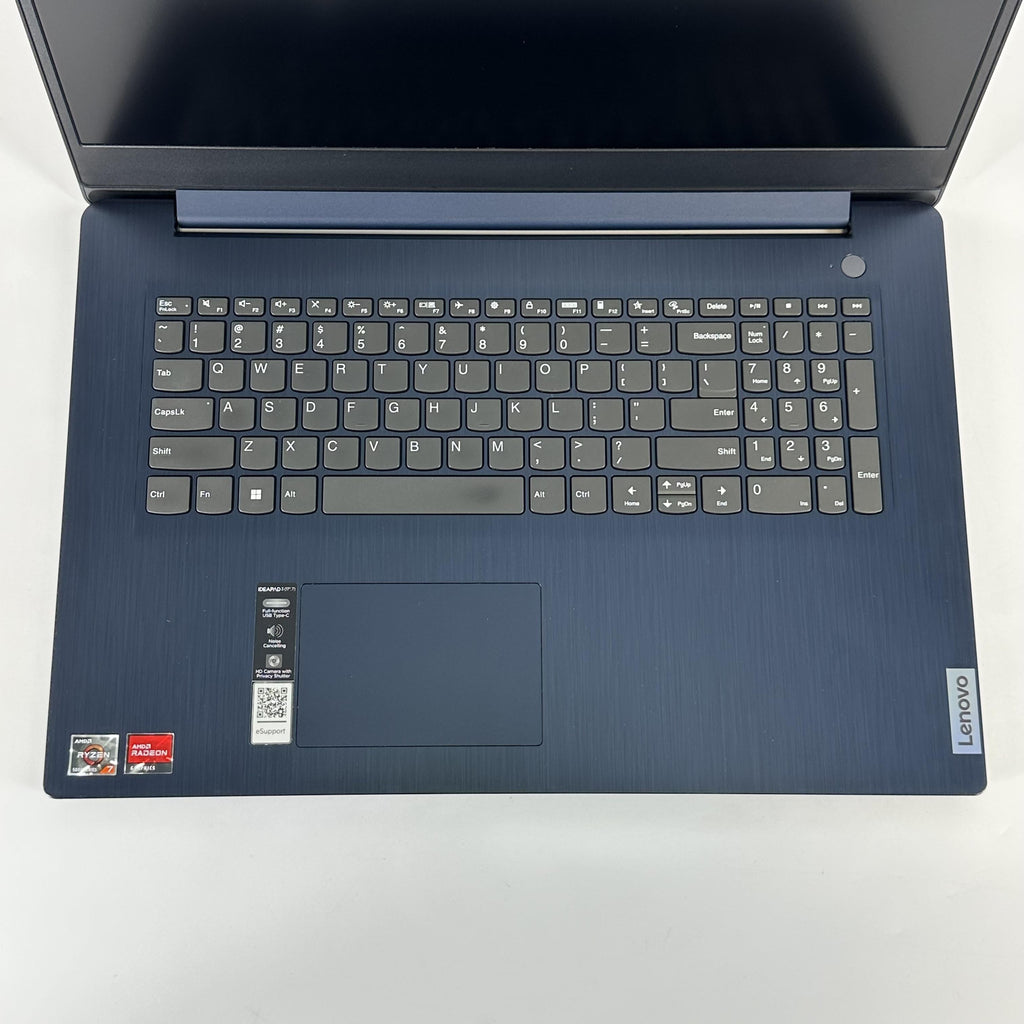 Lenovo IdeaPad 3 17.3 Blue 2.0 GHz AMD Ryzen 7 5825U 8GB RAM 512GB Solid State Drive - Image 2