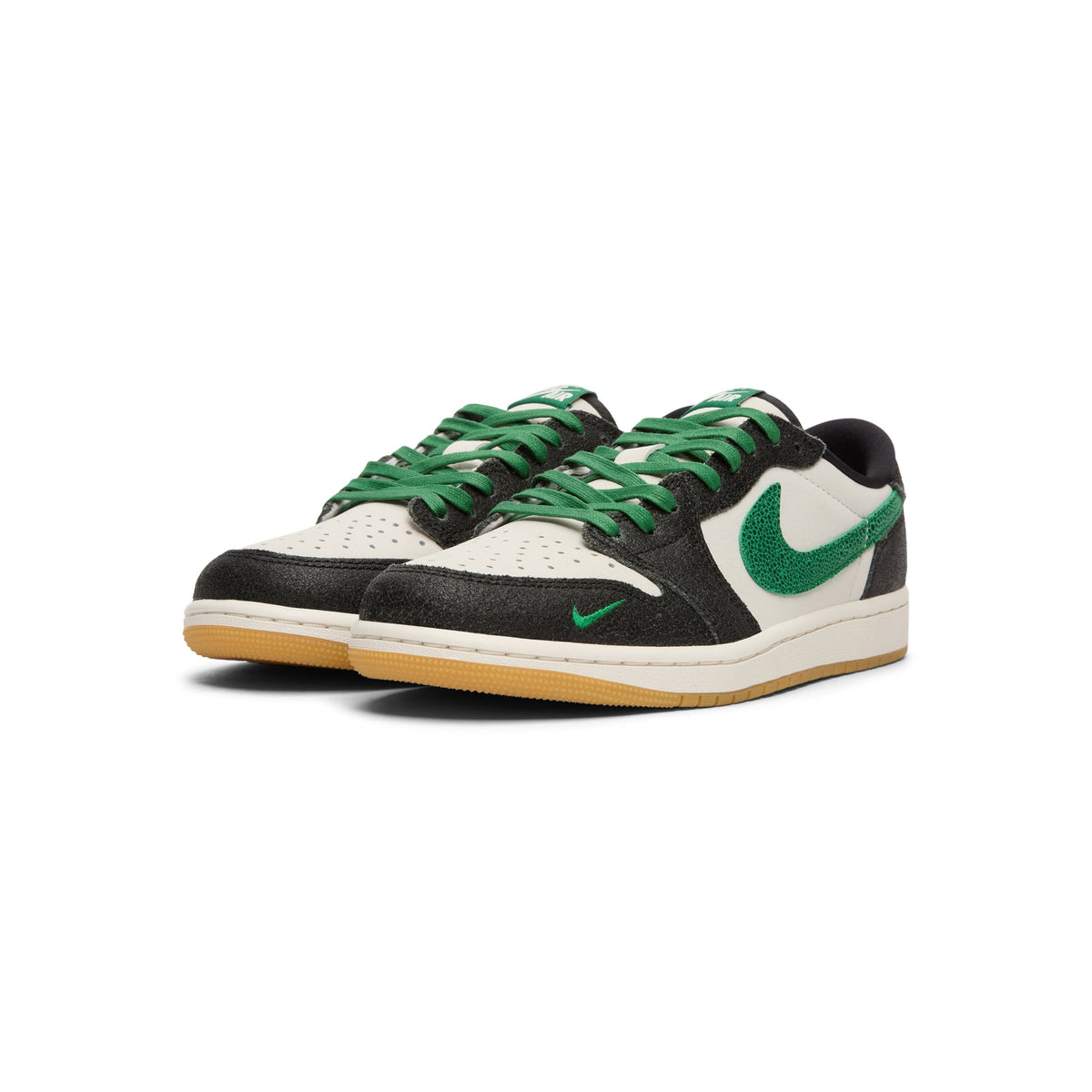 1 Retro Low OG GS "Phantom and Pine Green" (Phantom/Pine Green-Black) - Image 3
