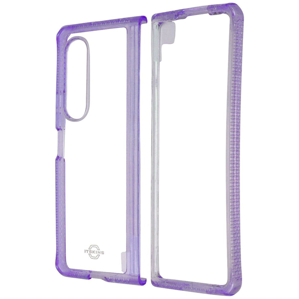 ITSKINS Hybrid R // Clear Case for Samsung Galaxy Z Fold3 5G - Lavender/Clear - New