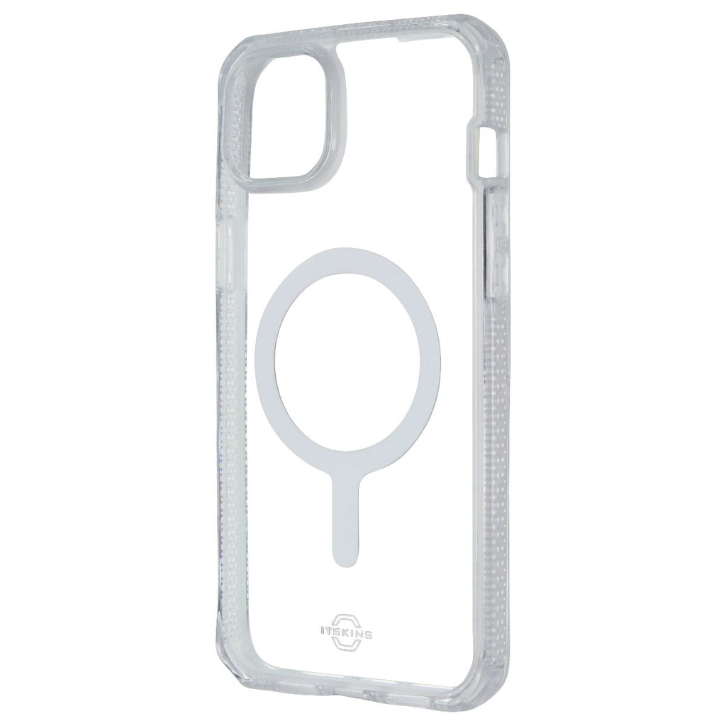 ITSKINS Hybrid_R Clear Case for MagSafe for iPhone 15 Plus/14 Plus - Transparent - New