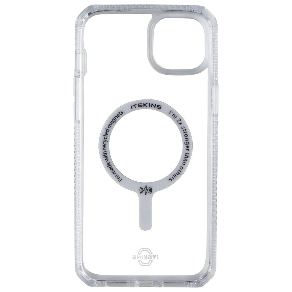 ITSKINS Hybrid_R Clear Case for MagSafe for iPhone 15 Plus/14 Plus - Transparent - New - Image 3