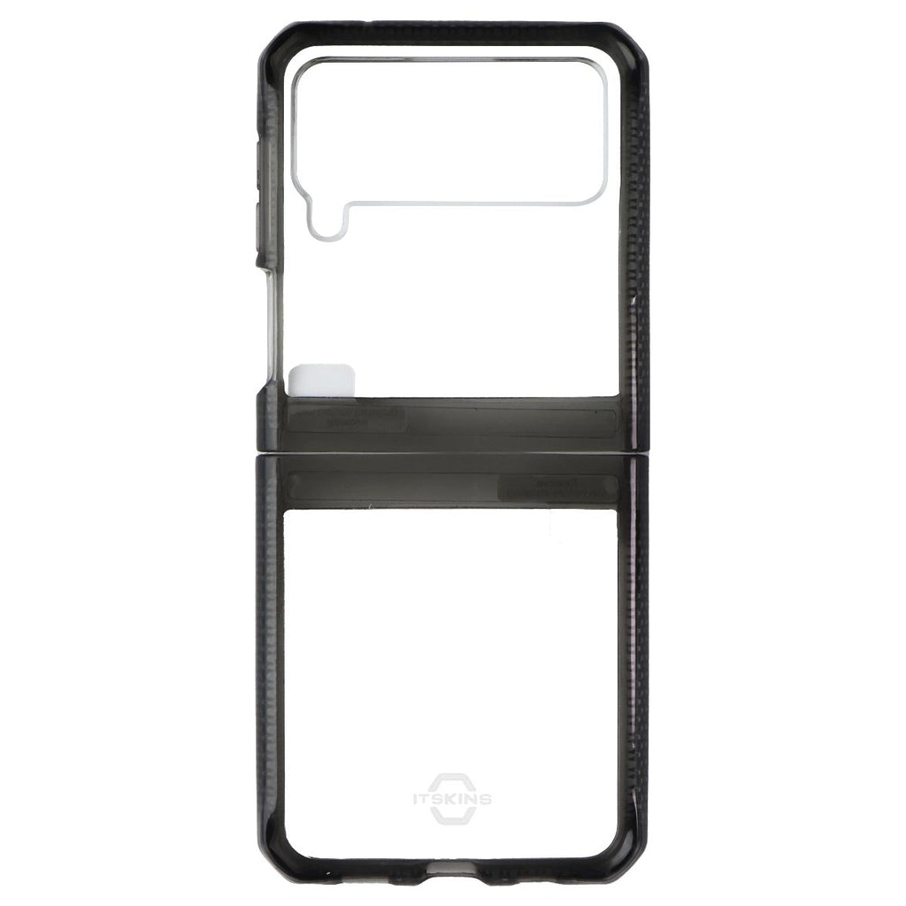 ITSKINS Hybrid Clear Series Case for Samsung Galaxy Z Flip3 - Smoke/Clear - New - Image 2