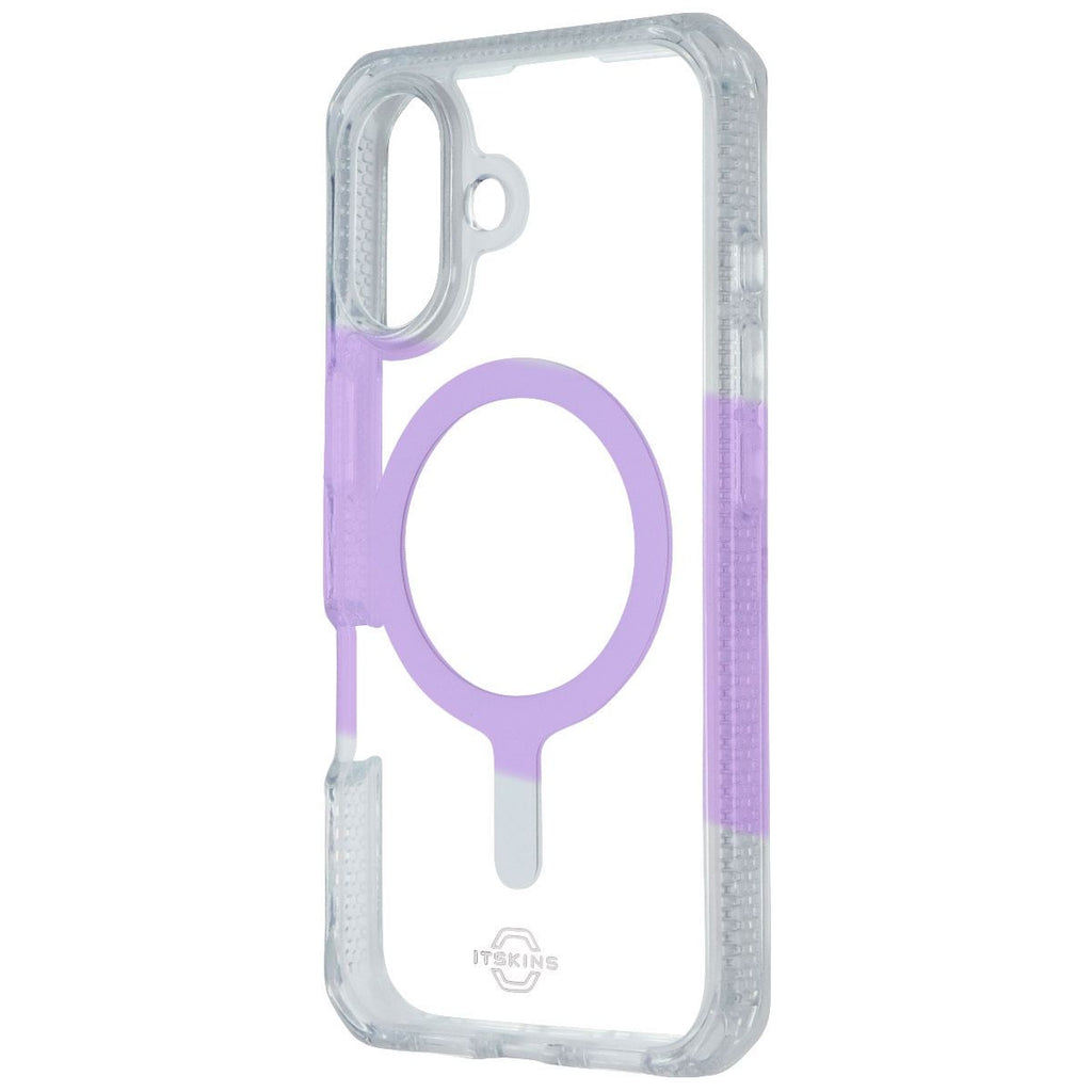 ITSKINS Hybrid_R // Mood Case for MagSafe for Apple iPhone 16 - Clear / Purple - New