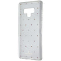 Kate Spade Hardshell Case for Samsung Galaxy Note9 - Clear with Pin Dot Gems - New