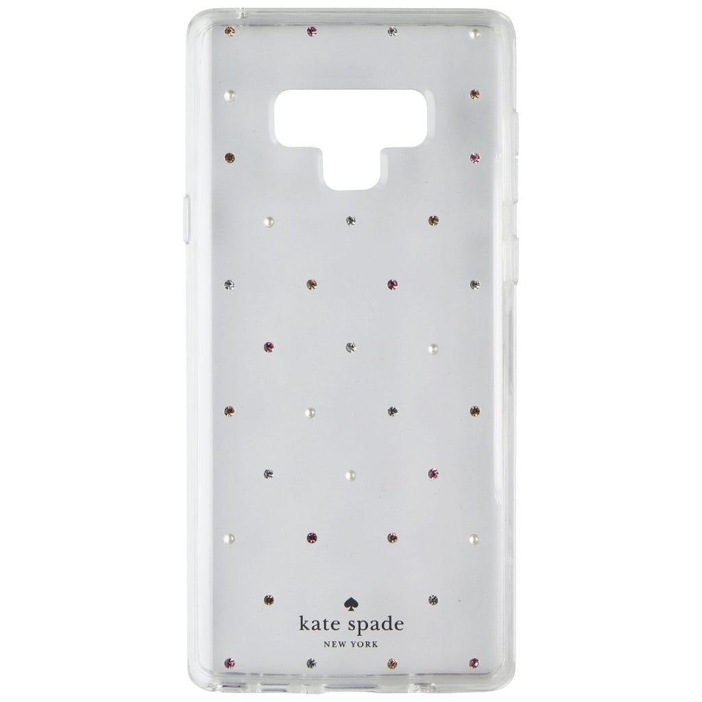 Kate Spade Hardshell Case for Samsung Galaxy Note9 - Clear with Pin Dot Gems - New - Image 2